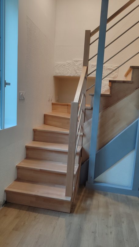 Escalier quart tournant « L'Atelier de Siram »